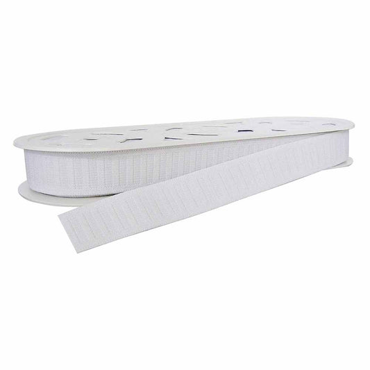 UNIQUE Woven Waistband Elastic 25mm x 17m - White