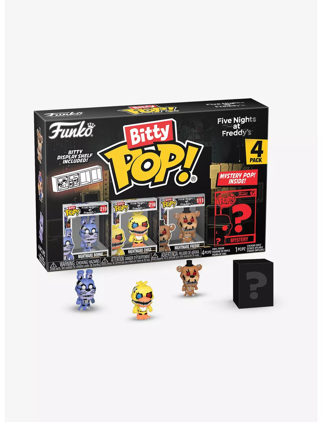 Nights At Freddys FNAF Bitty Pop 4 Pack
