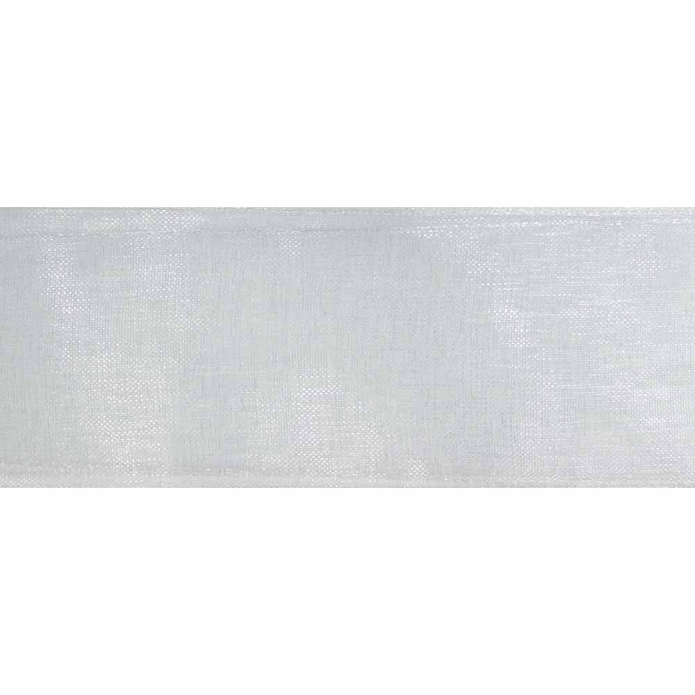 CREATIV DÉCOR Organdy Ribbon 25mm x 25m - White
