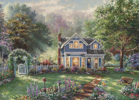 THOMAS KINKADE 1000PC SPRINGTIME MEMORIES