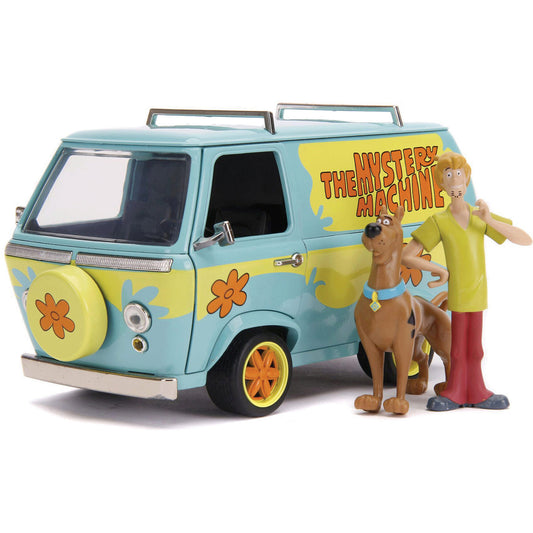 Mystery Machine with Scooby Doo & Shaggy 1:24 Scale Diecast Model Truck