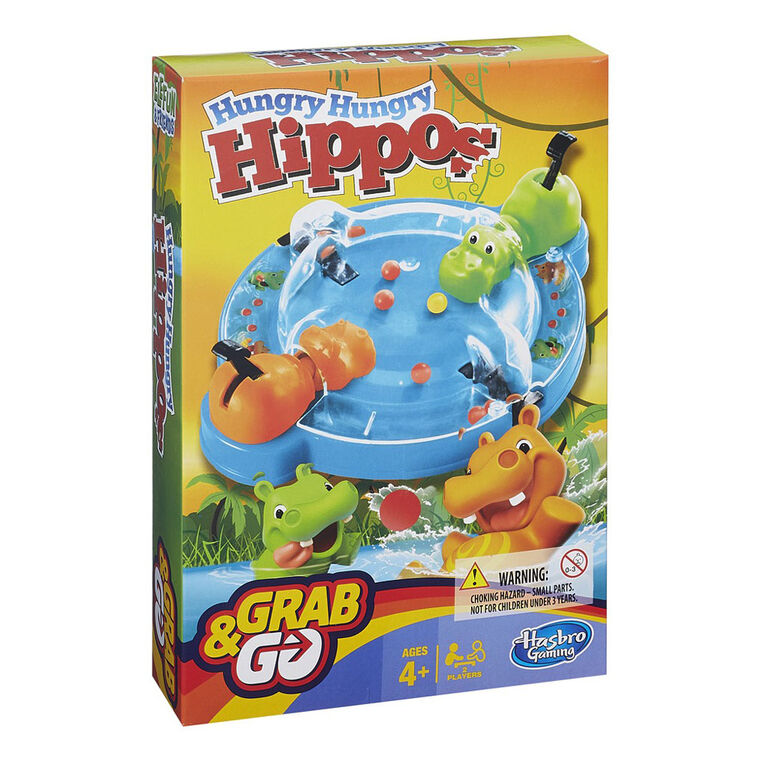 Hasbro Gaming - Hungry Hungry Hippos Grab & Go Game