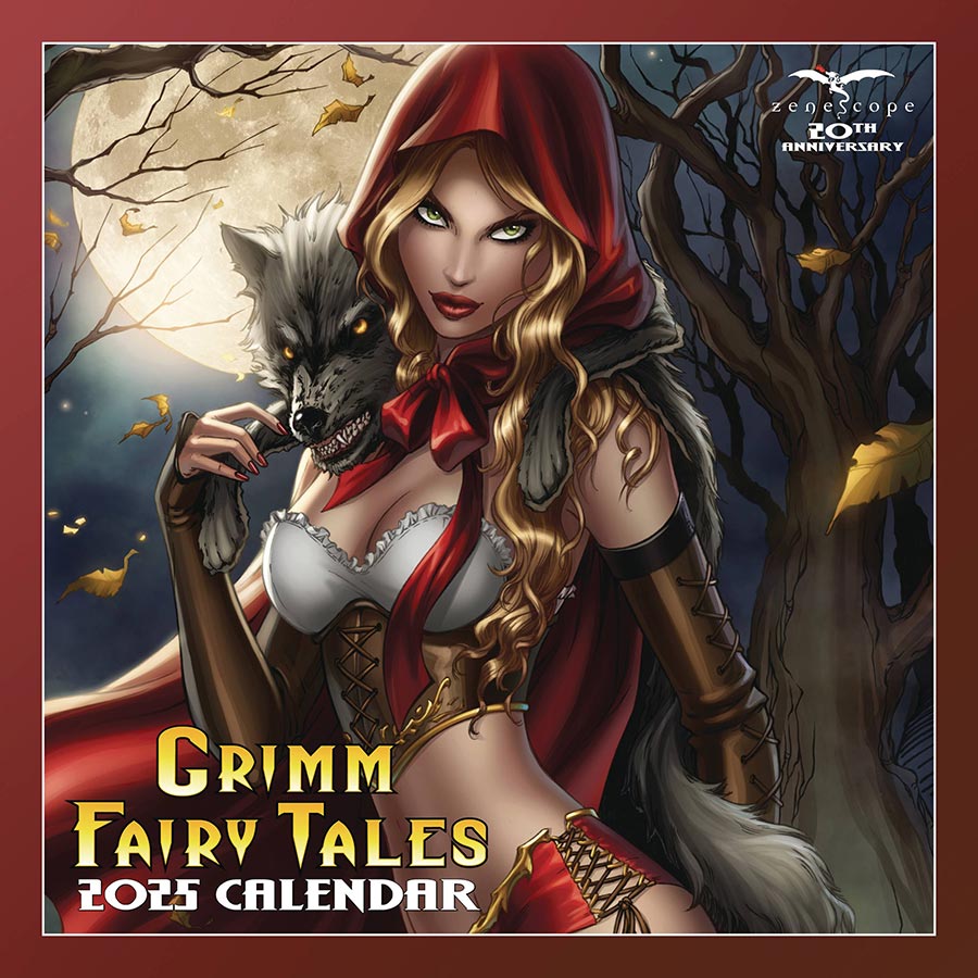 2025 Zenescope Calendar 20th Anniversary Calendar