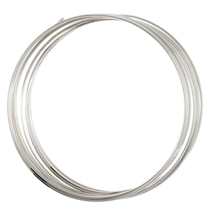 Beadalon German Style Wire 24ga Silver Square 4m(13.1ft)