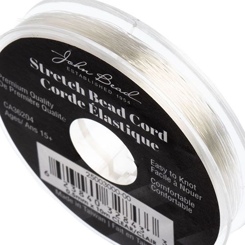 Elastic Stretch Bead Cord-Clear 0.5mm