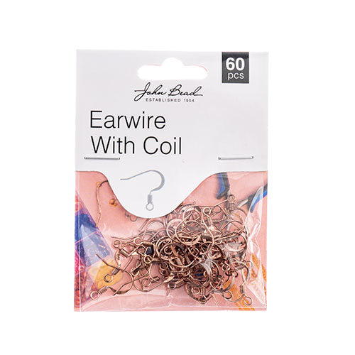 Must Have Findings - Earwire w/ Coil Antique Copper 60pcs