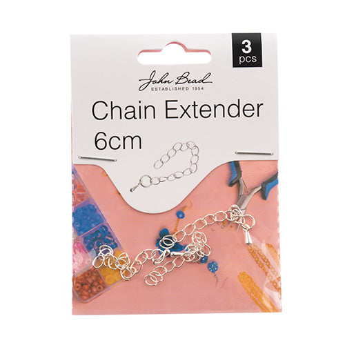 Must Have Findings - Chain Extender 6cm Silver 3pcs