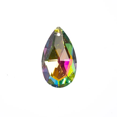 Crystal Lane Faceted Teardrop 22x38mm Multi Color