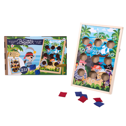 Rustik Bagattack 2-in-1 Pirate Sandbag Game