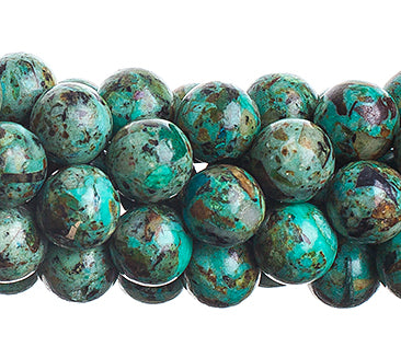 Semi-Precious 8in 6mm African Turquoise Natural