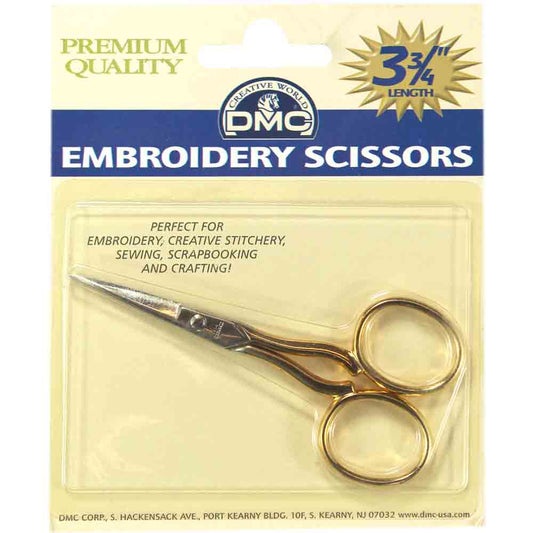 DMC Gold Handled 33⁄4″ Embroidery Scissors