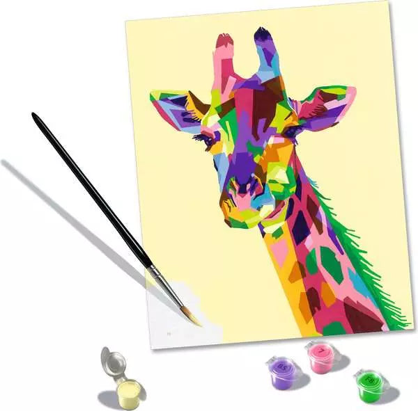 CreArt Paint by Numbers -Ravensburger Funky Giraffe