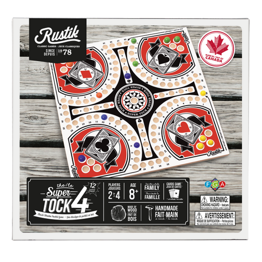 Rustik Super Tock 4 Player 12" Board
