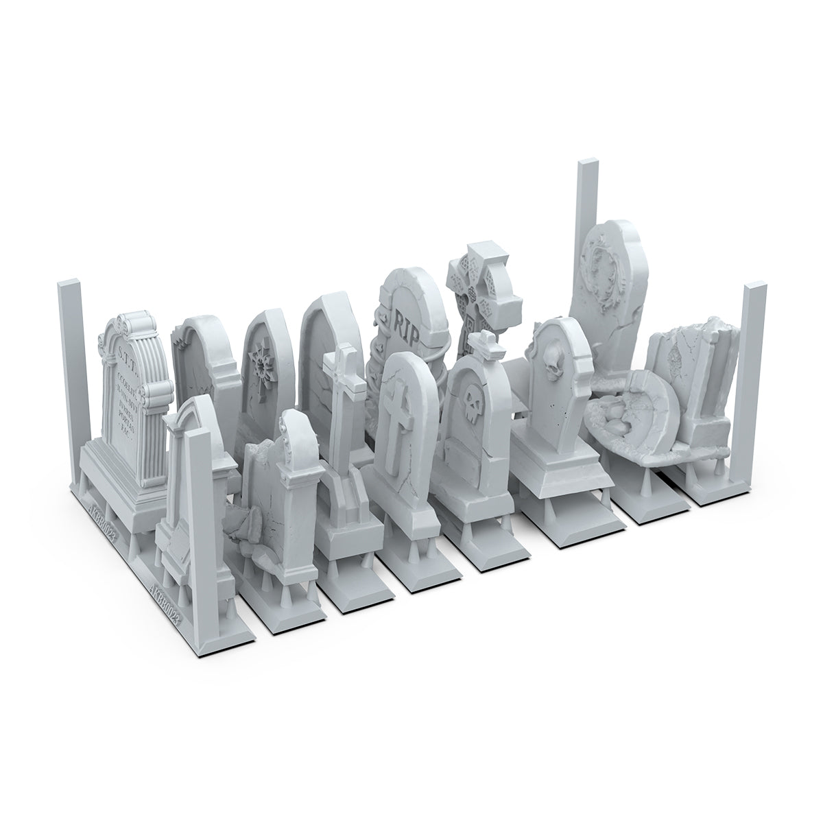 AK Interactive Tombstones - Basing Bits (14 Pieces)