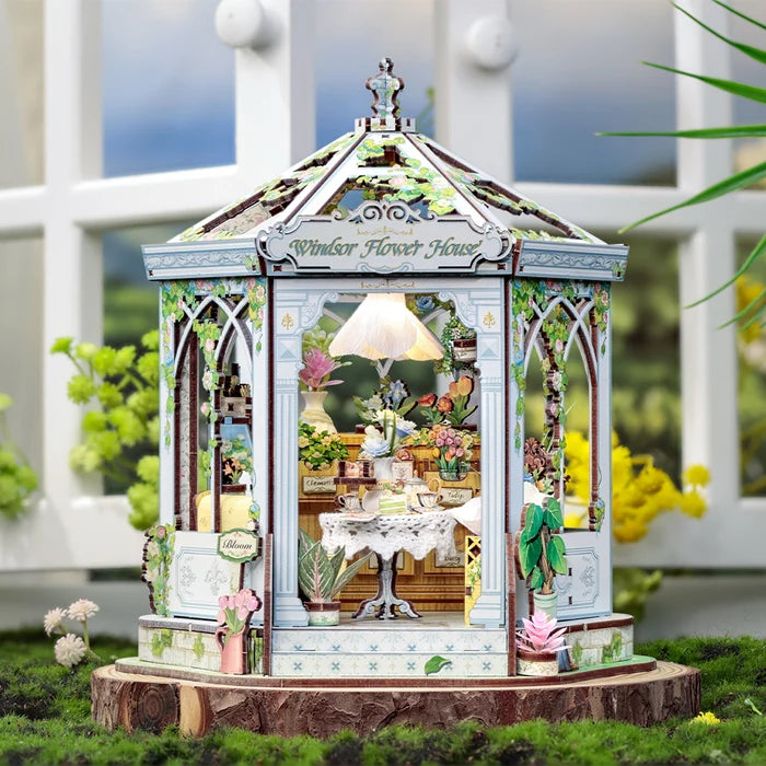 CUTEBEE DIY Miniature House  Windsor Flower House