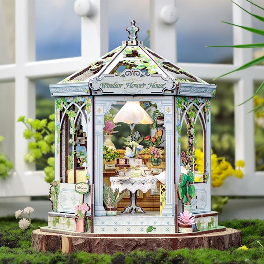 CUTEBEE DIY Miniature House  Windsor Flower House