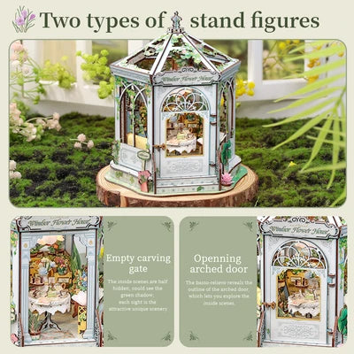 CUTEBEE DIY Miniature House  Windsor Flower House