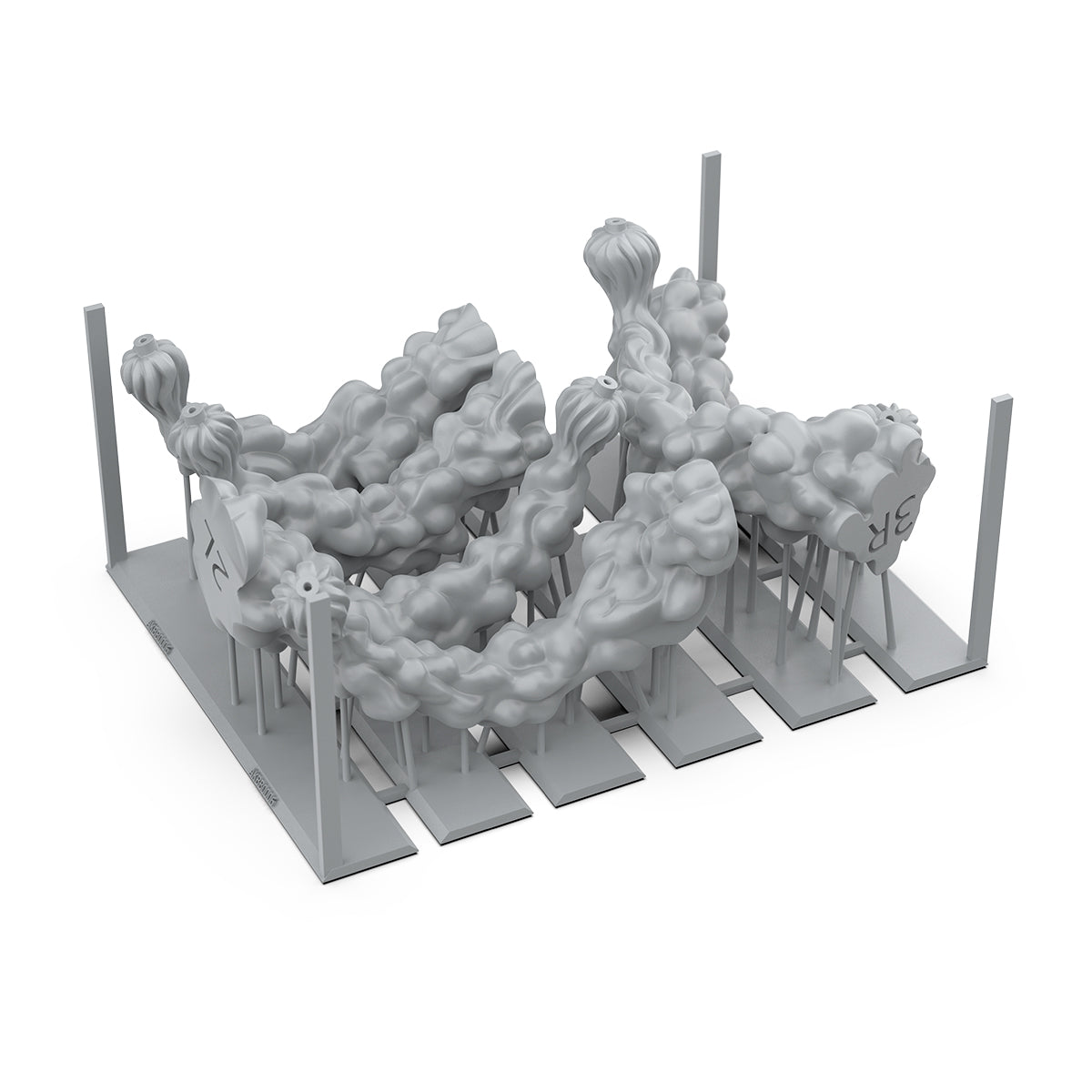 AK Interactive Jump-Pack Trail FX - Basing Bits (6 Pieces)