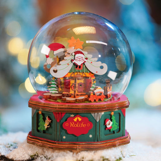 Rolife DIY Music Box - Christmas Town AM46