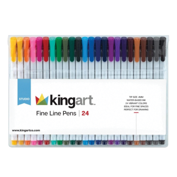 Fine Line Pens - 24 asst. colors