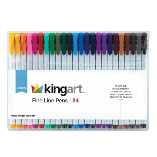 Fine Line Pens - 24 asst. colors