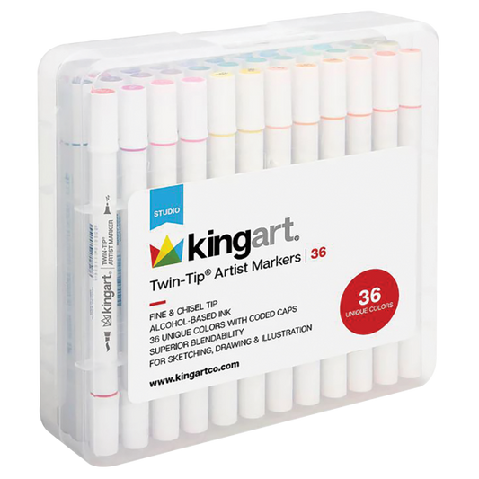 Twin Tip Artist Markers - 36 asst. colors