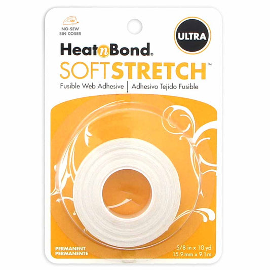 HEATNBOND Soft StretchTM Ultra Iron-On Adhesive - 16mm x 9.1m Tape