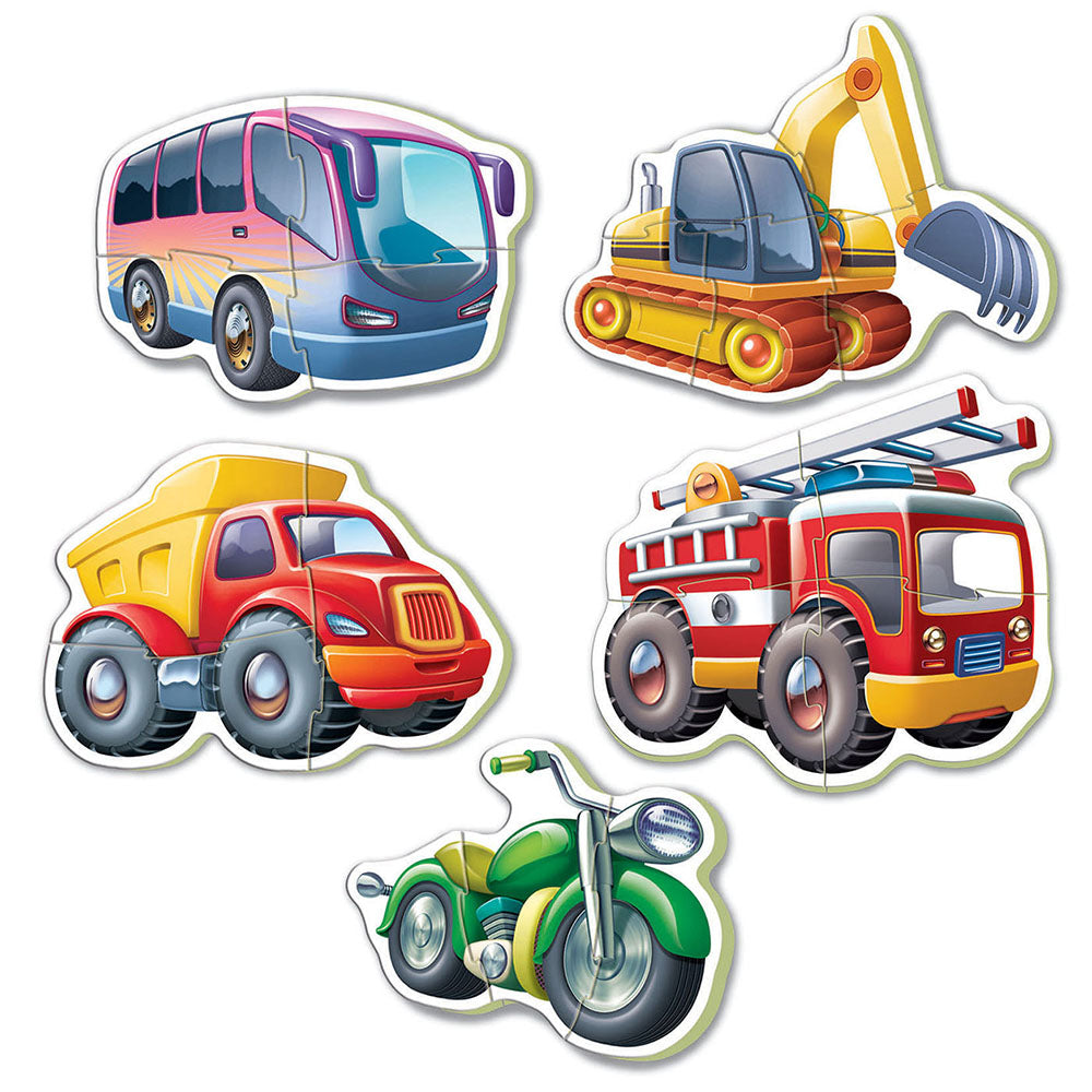 5 Baby Puzzles - Vehicles Refresh