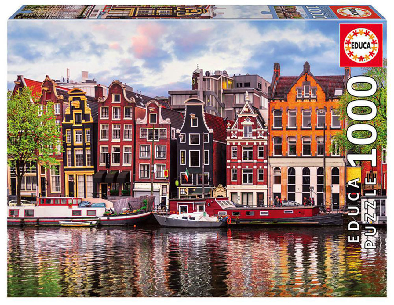 1000 pieces puzzle - Dancing houses, Amsterdam