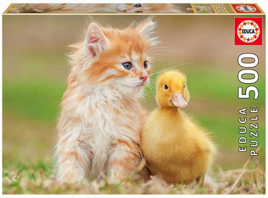 500 pieces puzzle - Adorable friends