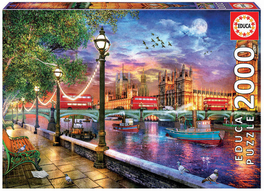 2000 pieces puzzle - London at sunset, Dominic Davison
