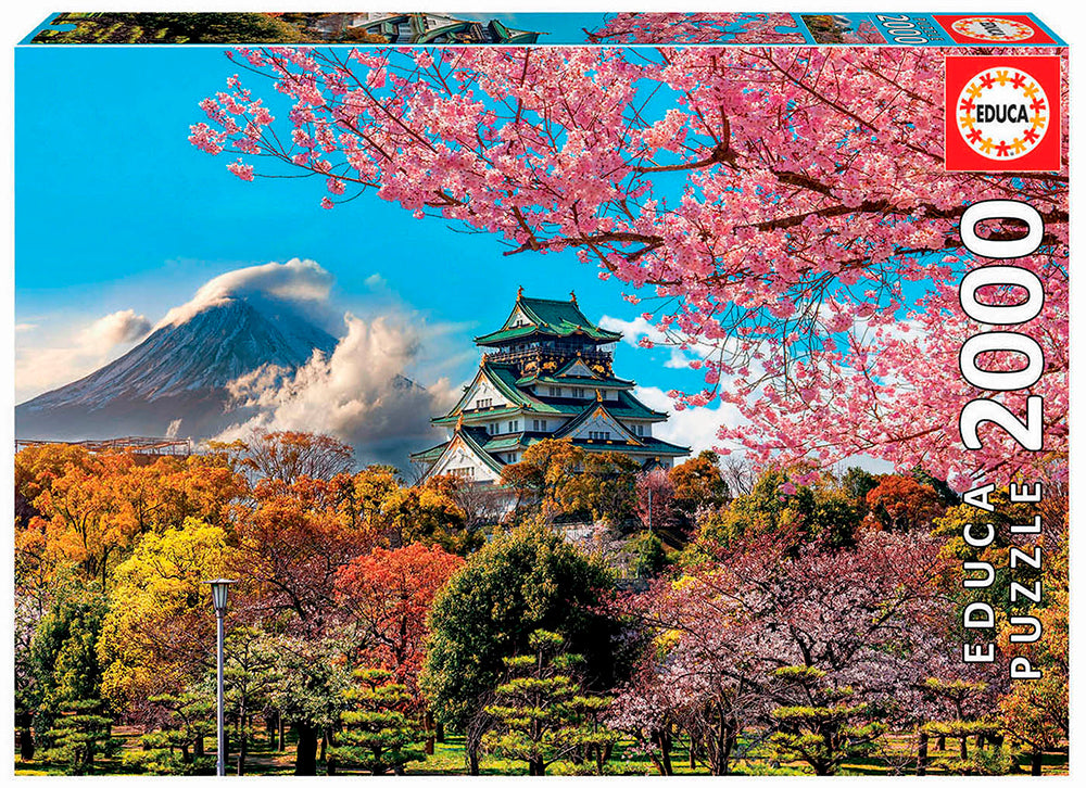 2000 pieces puzzle - Osaka castle, Japan