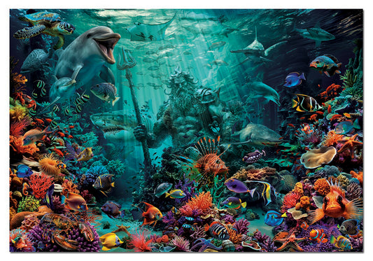 1000 pieces puzzle - Coral Reef Poseidon