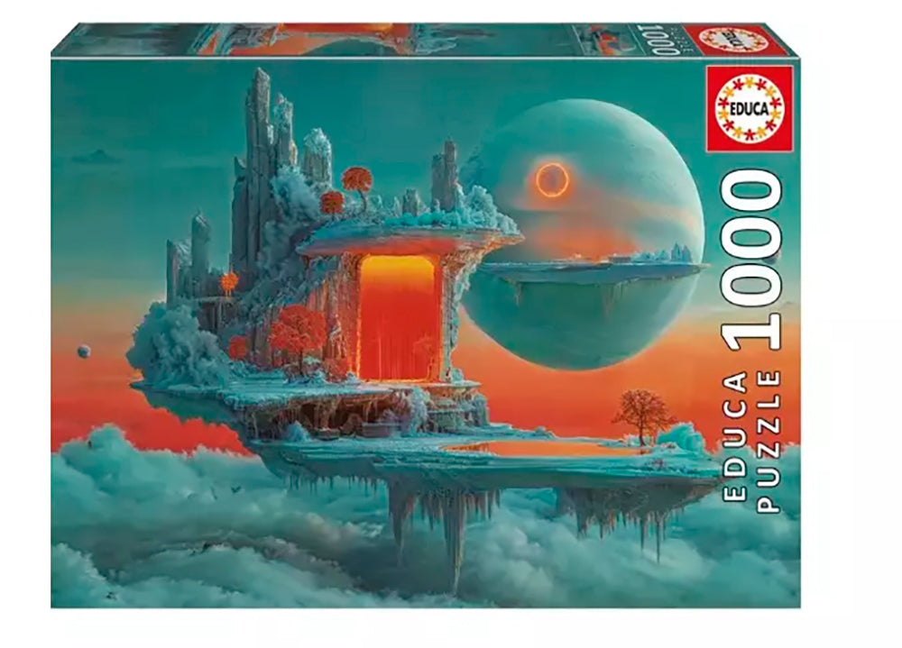 1000 pieces puzzle - Planet of Fire and Ice