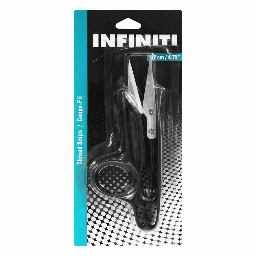 NFINITI Thread Snips - Black - 41⁄2″ (11.4cm)