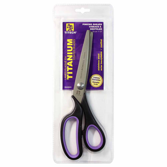 TITECH Pinking Shears - 9″ (22.9cm)