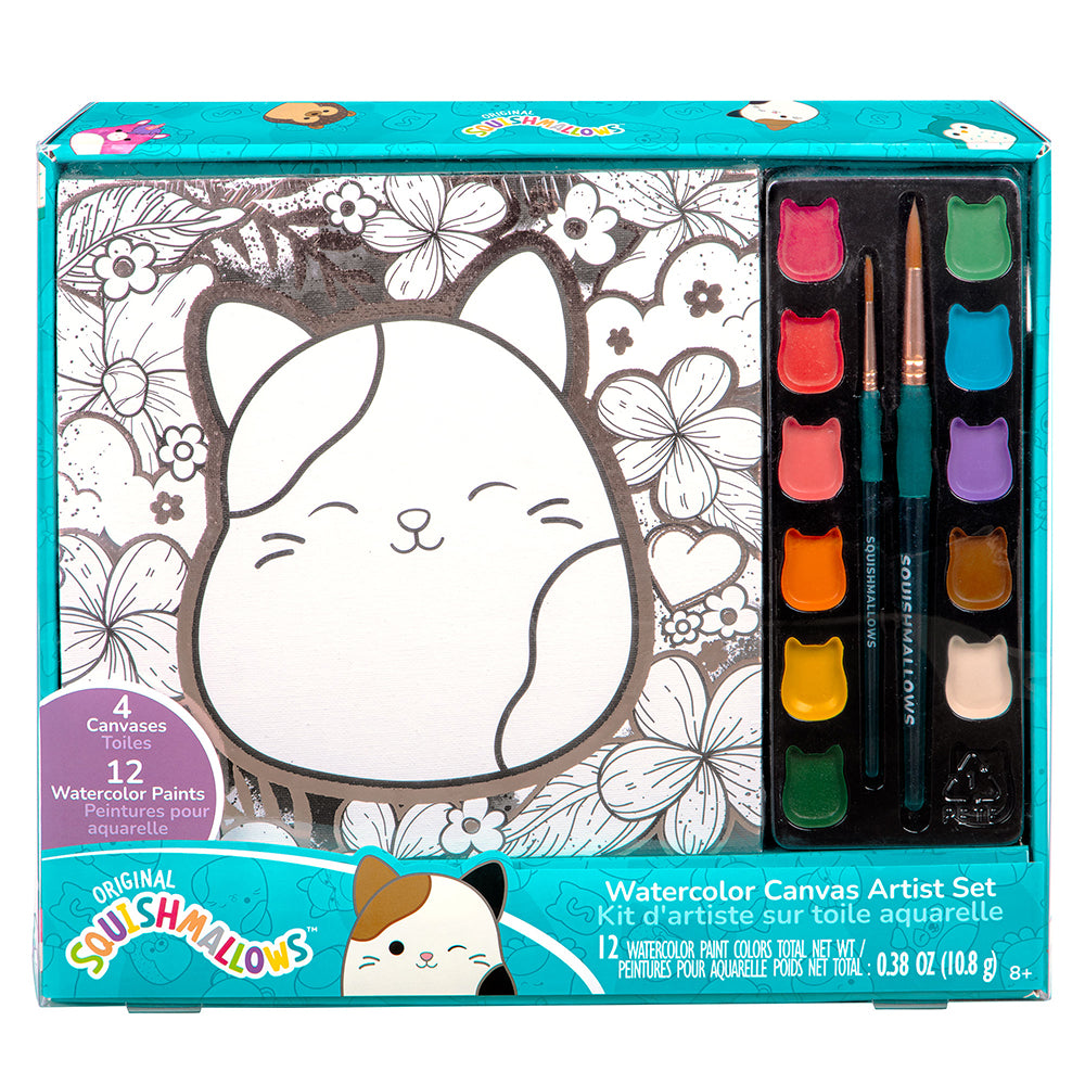 Squishmallows - Watercolor Canvas Art Set