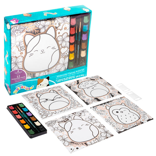 Squishmallows - Watercolor Canvas Art Set