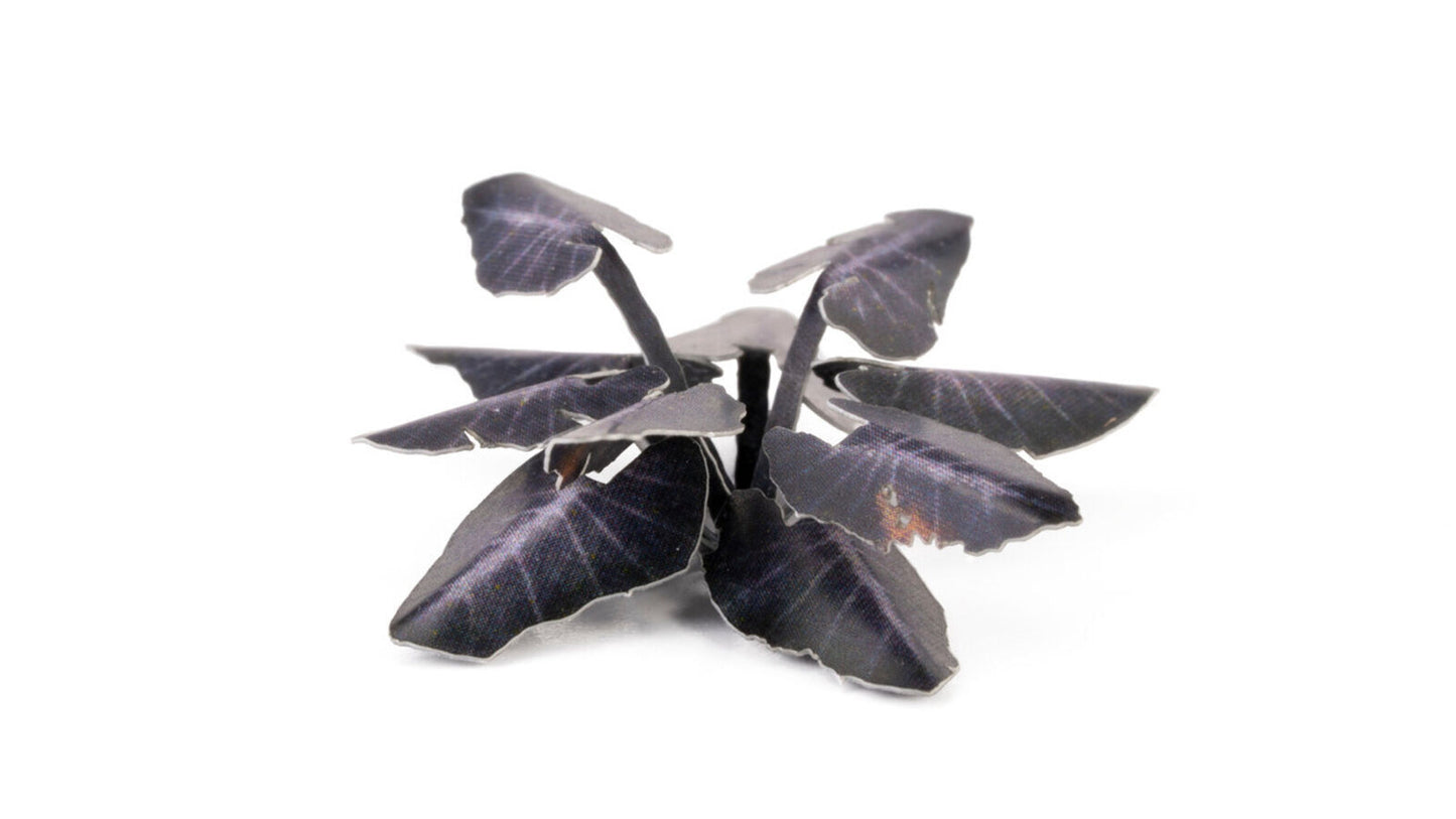 Gamers Grass Static Tuft Laser Plants - Black Magic Taro