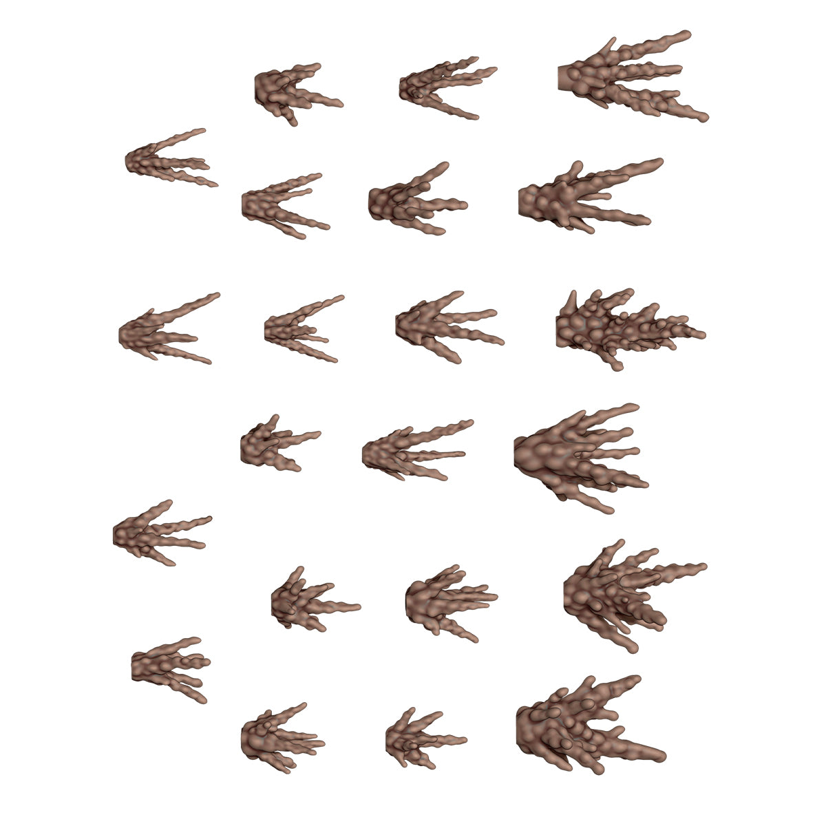 AK Interactive Bullet Impact FX - Basing Bits (43 Pieces)