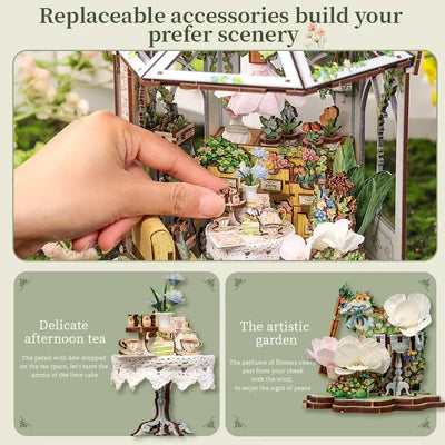 CUTEBEE DIY Miniature House  Windsor Flower House
