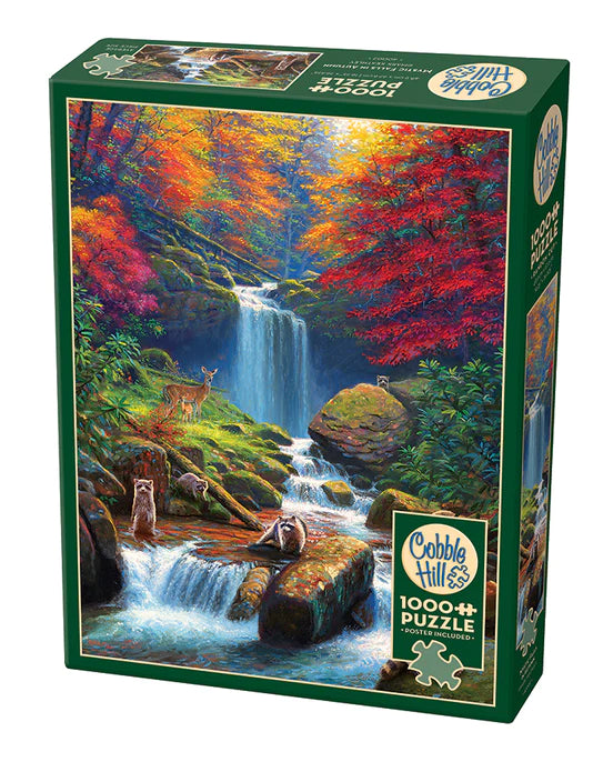 1000pc Puzzle Cobble Hill Mystic Falls in Autumn