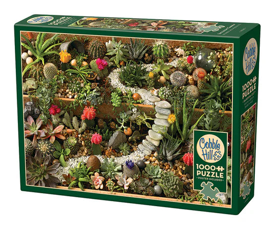 Cobble Hill 1000pc Puzzle: Succulent Garden