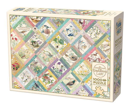 1000pc Puzzle Cobble Hill Country Diary Quilt