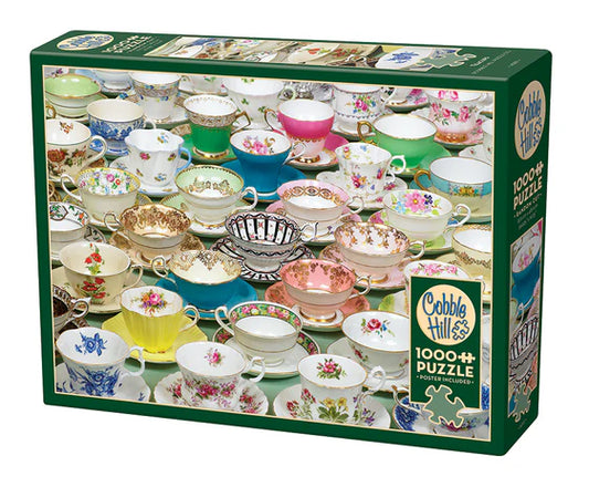 1000pc Puzzle Cobble Hill Teacups