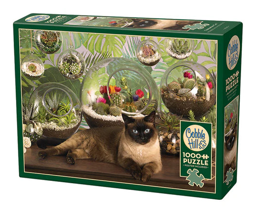 1000Pc Puzzle Terrarium Cat