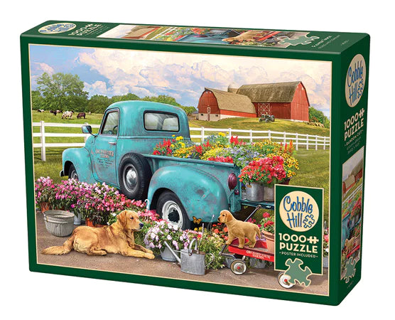 Flower Truck 1000pc puzzle Cobble Hill