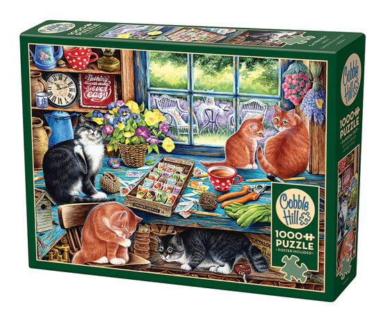 Cobble Hill  1000 Pc Puzzle Cats Retreat
