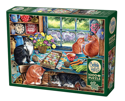 Cobble Hill  1000 Pc Puzzle Cats Retreat