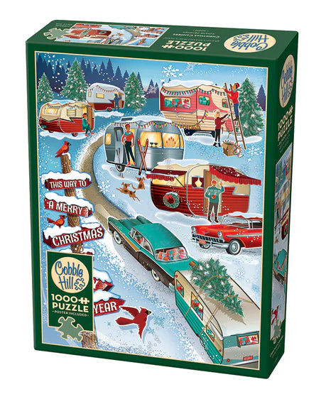 Cobble Hill Christmas Campers 1000pc Puzzles